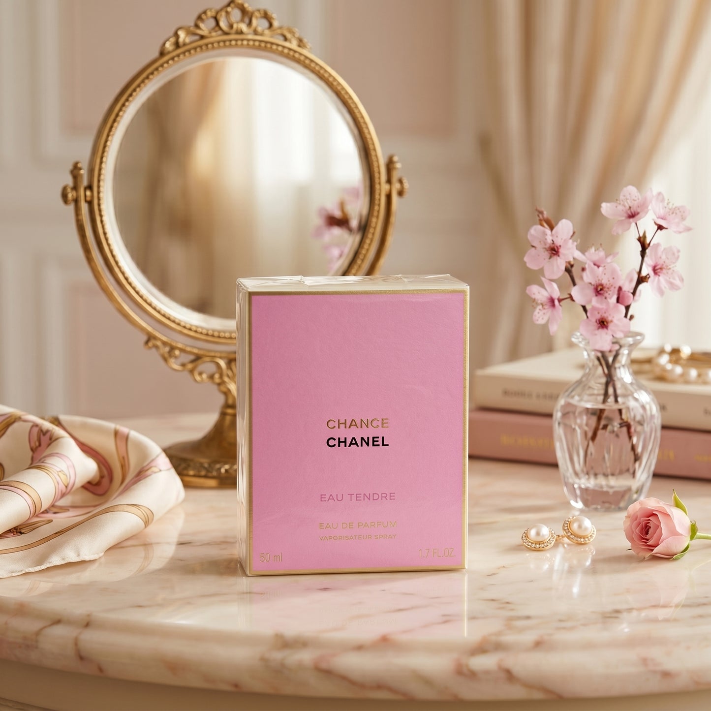 Chanel Chance Eau Tendre Eau De Parfum Spray for Women 1.7 oz / 50 ml NIB SEO Title