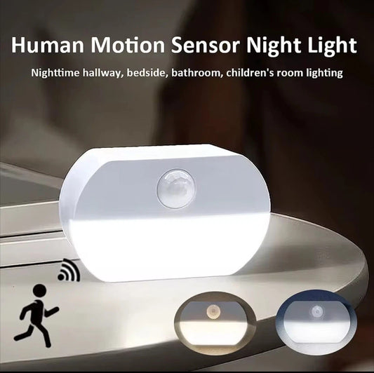 Motion Sensor Light Indoor LED Light Night Stick on Nightlight Battery Operated
