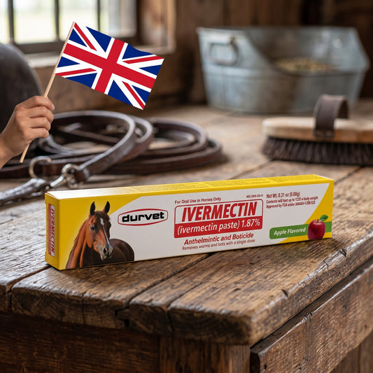 Durvet Ivermectin Paste 1.87% Equine Dewormer – Apple Flavor