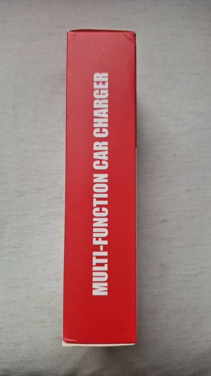 M4 5-in-1 Car Charger with Built-In Cables