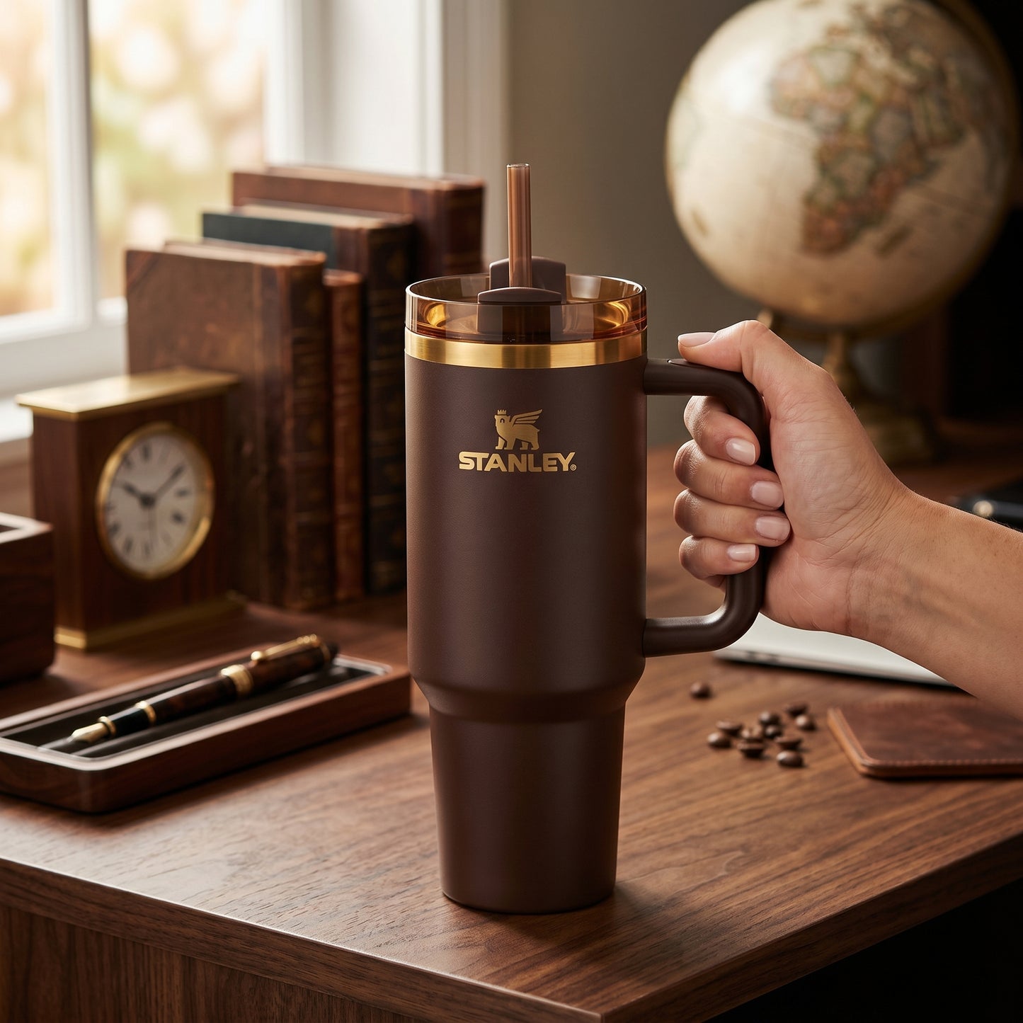 Stanley Chocolate Gold 40oz Quencher Tumbler