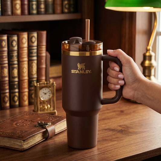 Stanley Chocolate Gold 40oz Quencher Tumbler