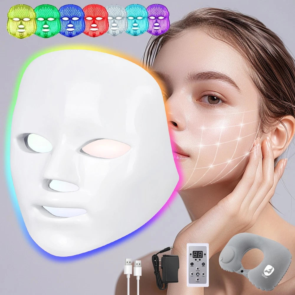 Red Light Therapy Mask for Face – LED Facial Skin Care Mask for Anti-Aging, Acne & Skin Rejuvenation