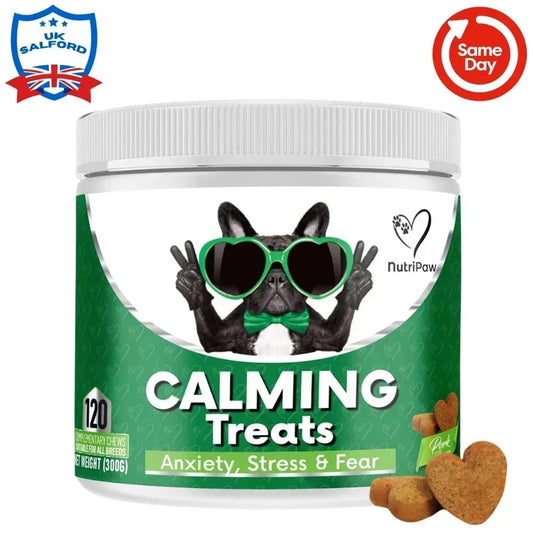 : NutriPaw Calming Treats for Dogs – Natural Stress & Anxiety Relief