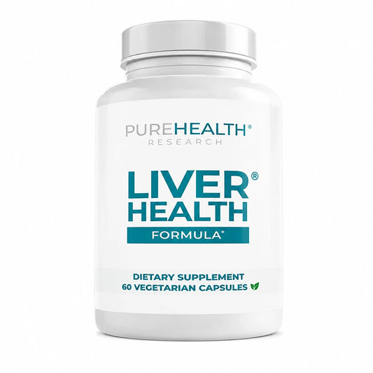 PureHealth Research Liver Health Formula – 60 Vegetarian Capsules